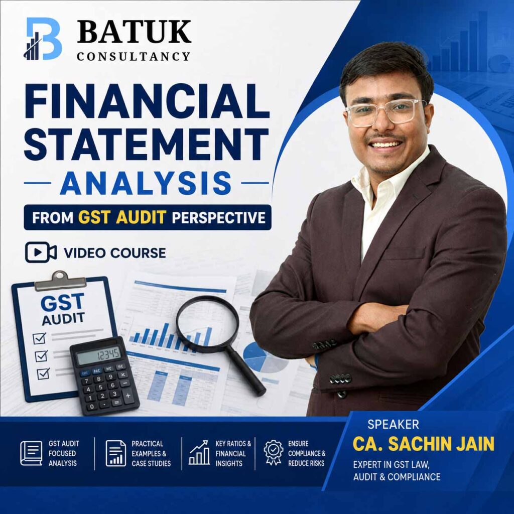 FINANCIAL STATEMENT ANALYSIS FROM GST AUDIT PERSPECTIVE