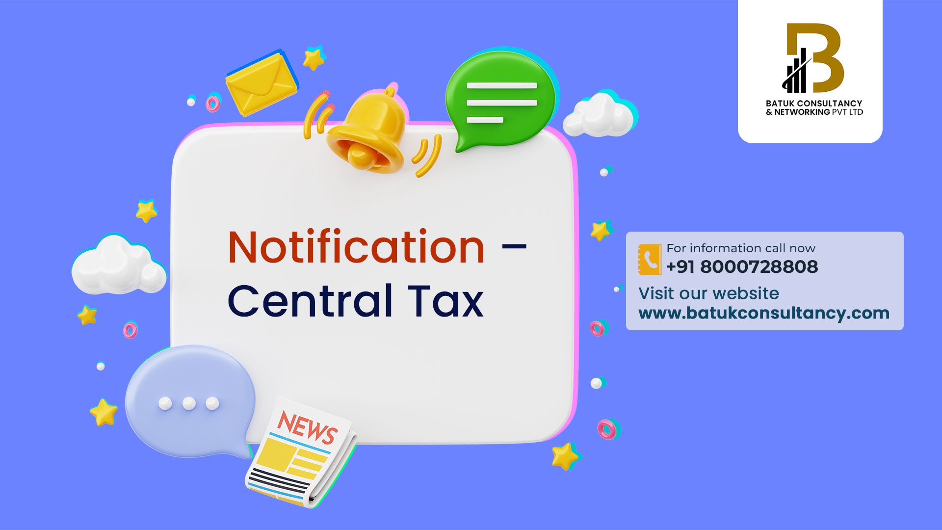 Notification – Central Tax