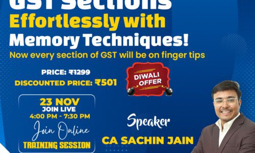 Master GST Sections Effortlessly with Memory Techniques- Video Course