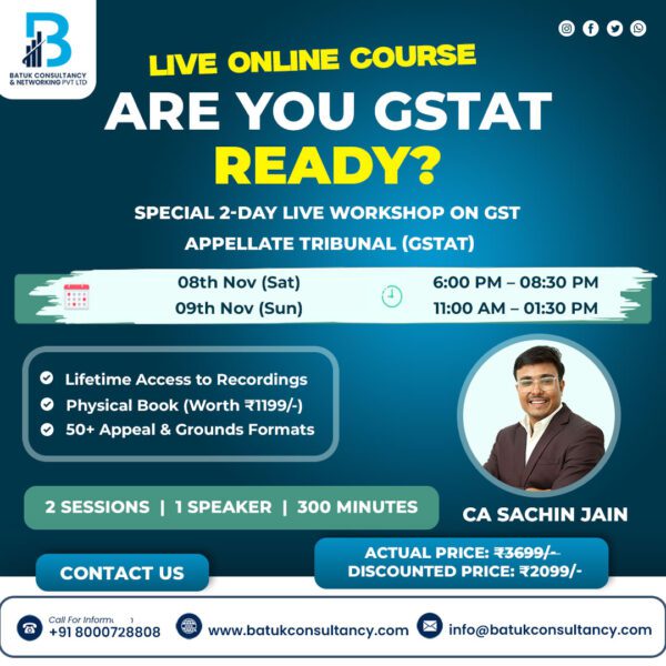 Are You GSTAT Ready? – live course