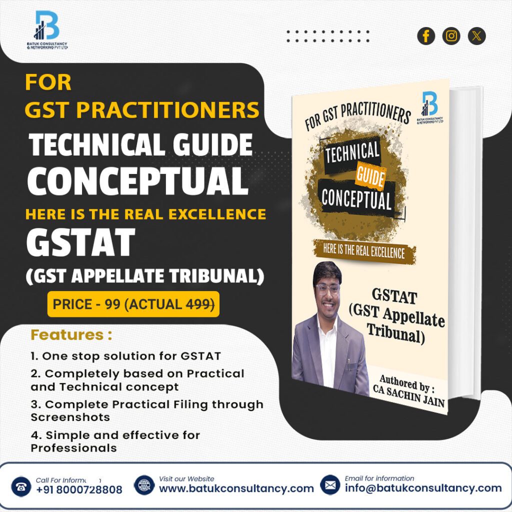 TECHNICAL GUIDE CONCEPTUAL - GSTAT (GST Appellate Tribunal) - Ebook