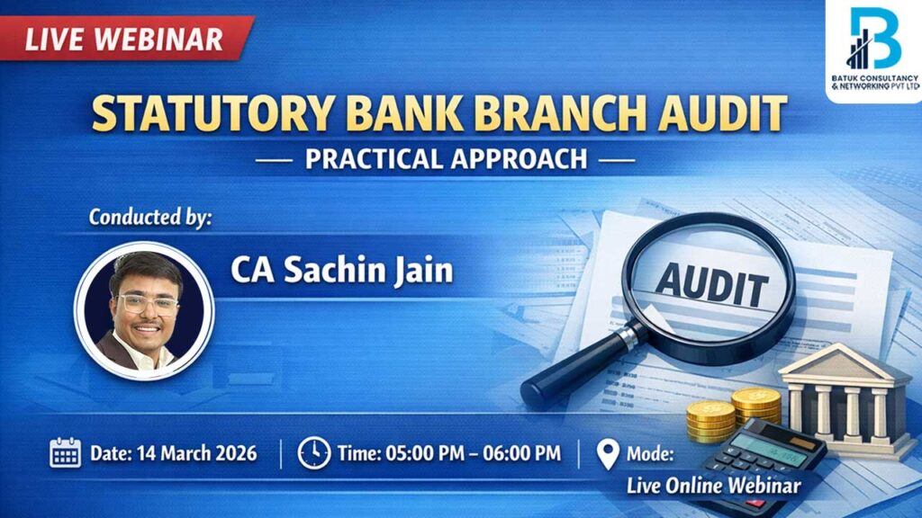 STATUTORY BANK BRANCH AUDIT – PRACTICAL APPROACH