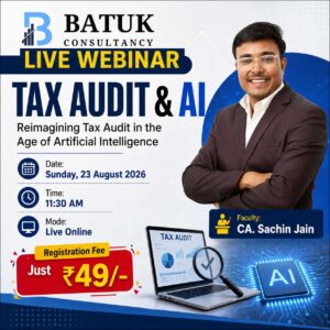 LIVE WEBINAR TAX AUDIT & AI-1