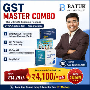 GST MASTER COMBO – The Ultimate Learning Package By CA Sachin Jain